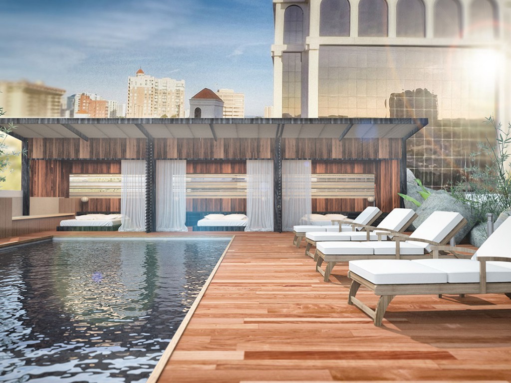 Rendering of Sansara - soon to be taking shape in the Burns Court area of downtown.